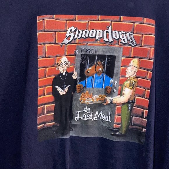 Snoop dogg last meal long sleeve tshirt used size XL - Picture 4 of 14
